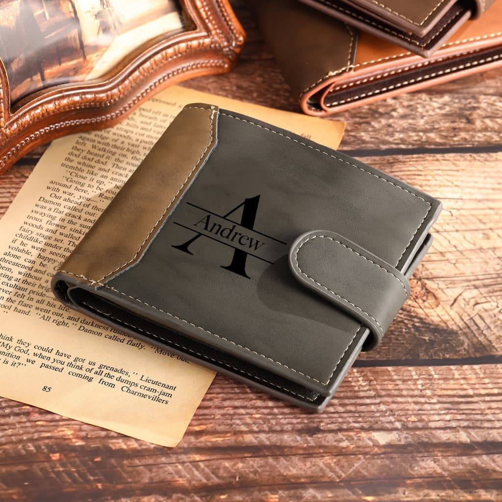 Carteiras Masculinas Com Gravação De Fotos Personalizáveis | Nomes Personalizados E Comemorativas , Um Presente Especial