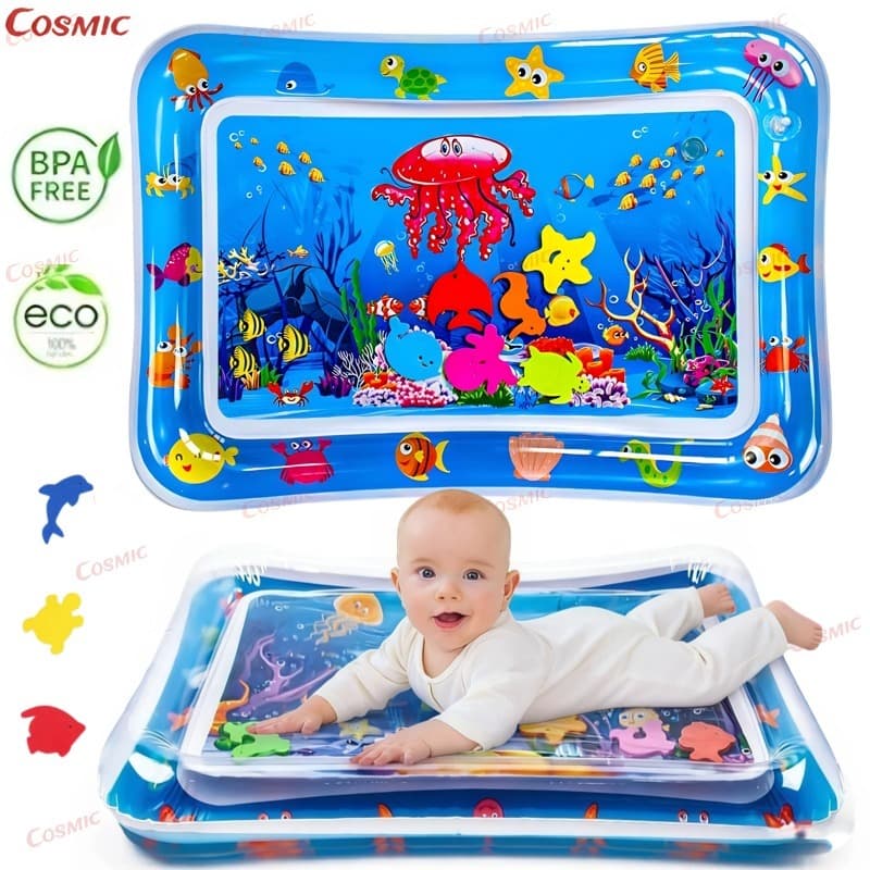Tapete Infantil Bebê Inflável Água Atividades Sensorial Almofada  Menino e Menina
