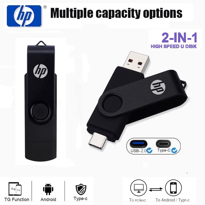 Pen Drive Tipo-c/Micro 2TB OTG Flash 64GB 128GB 256GB USB 2.0 512GB 1TB 16GB 8GB 4GB PenDrive