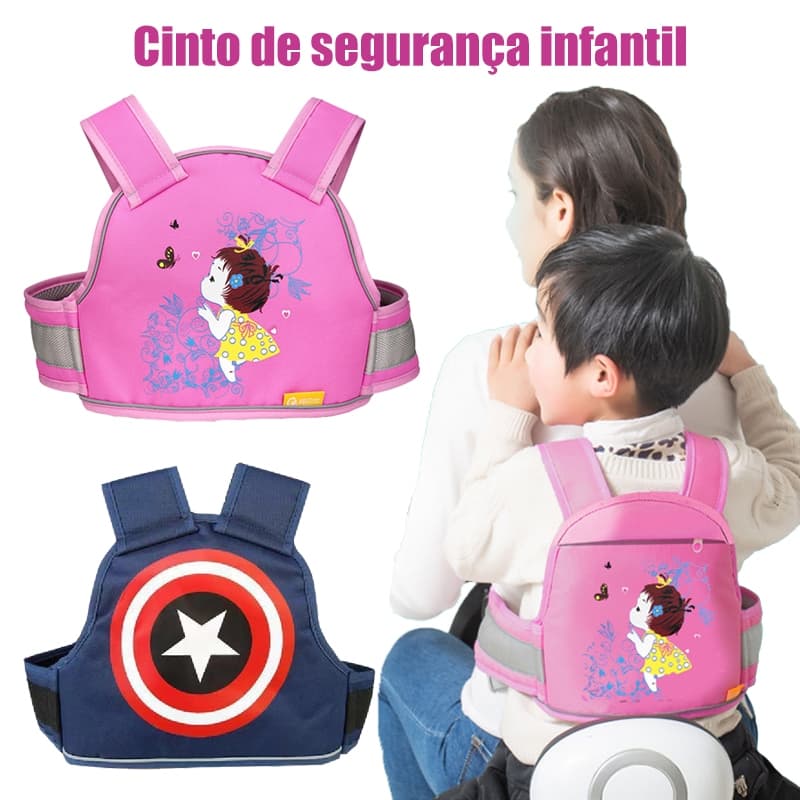 Colete de segurança infantil ajustável à prova de quedas,Cinto de segurança,adequado para motocicletas e bicicletas