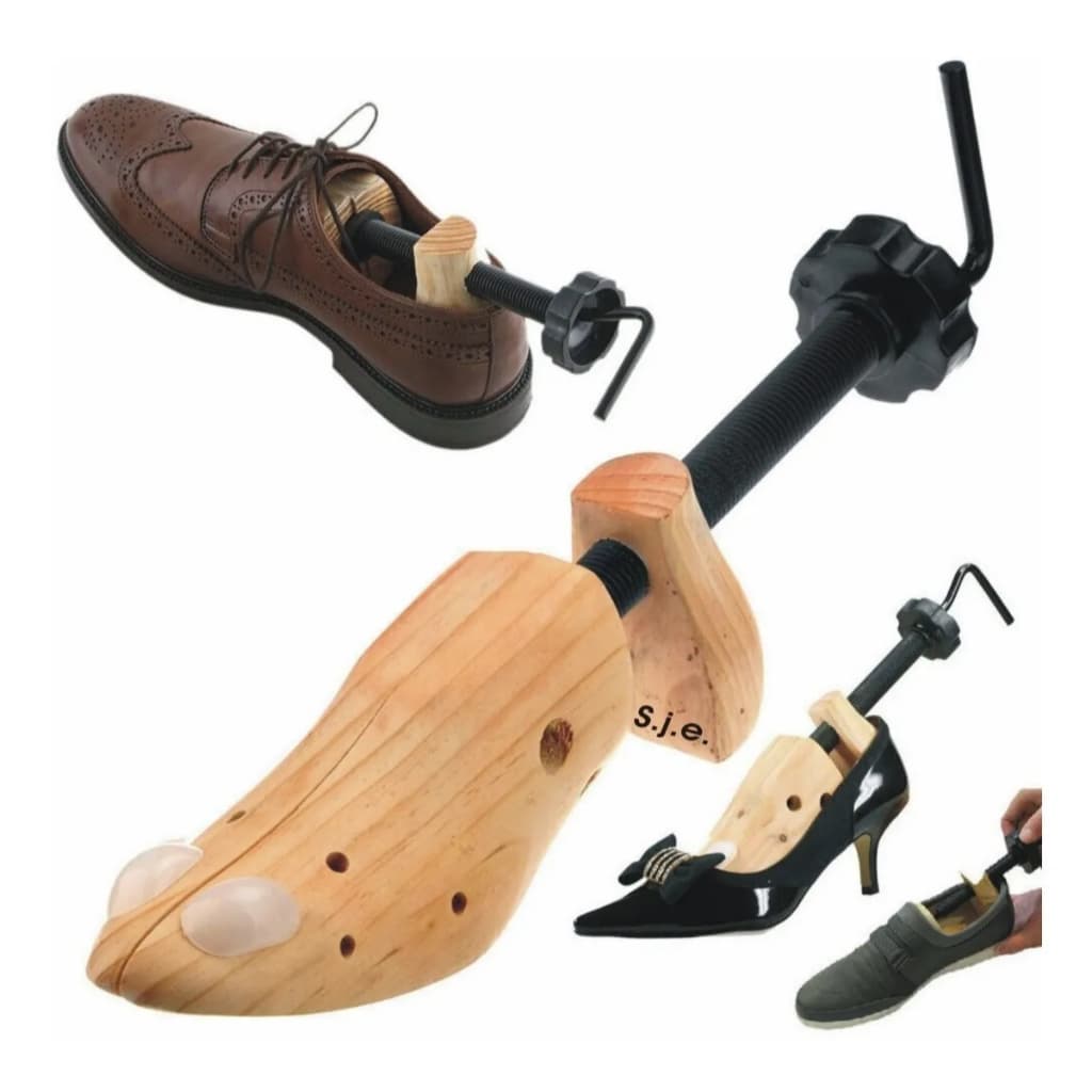 1 ou 2 Alargadores Para Sapato Tênis Sandália P | M | G - Modelador de Madeira Laceador de Calçados 42-46