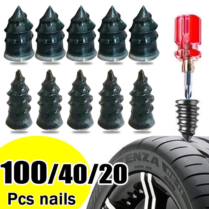 Unhas Para Reparo De Punção De Pneu , Carro , Motocicleta , Scooter , Bicicleta , Vácuo , Reparação De Pneus , Borracha
