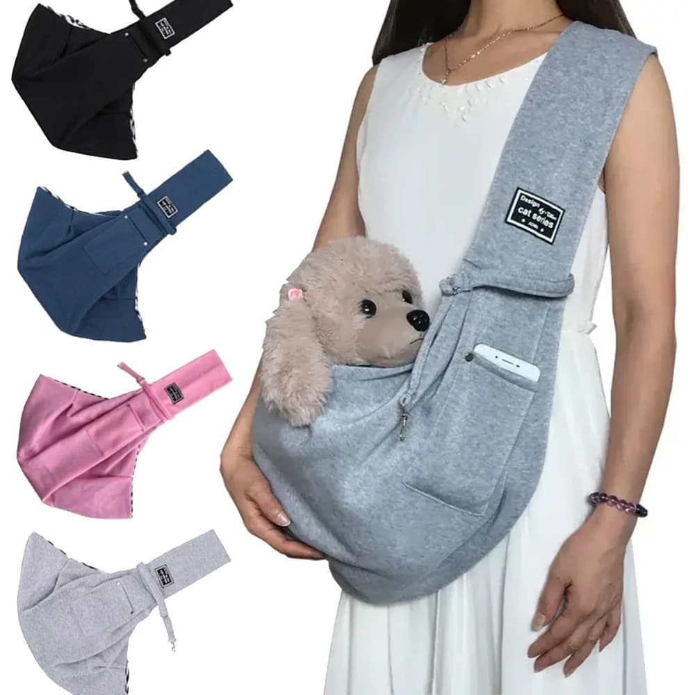 Mochila Para Animais De Estimação Bolsa De Viagem Canguru Ombro Ao Ar Livre