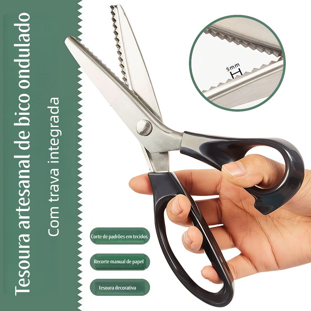 Tesoura de corte pequena profissional para artesanato, arte, escola e profissional DIY