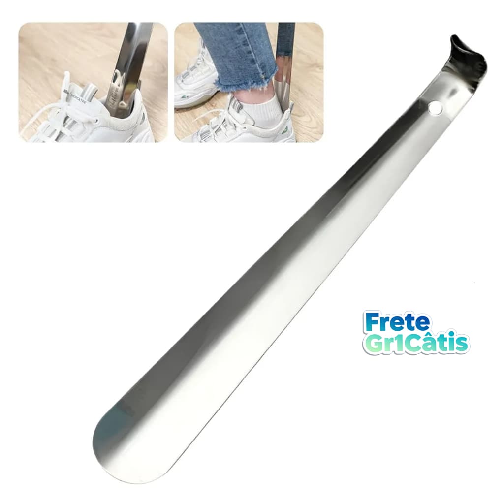 Sapato Resistente Para Calçados Em Aço Inoxidável Com Calçadeira De 30 Cm