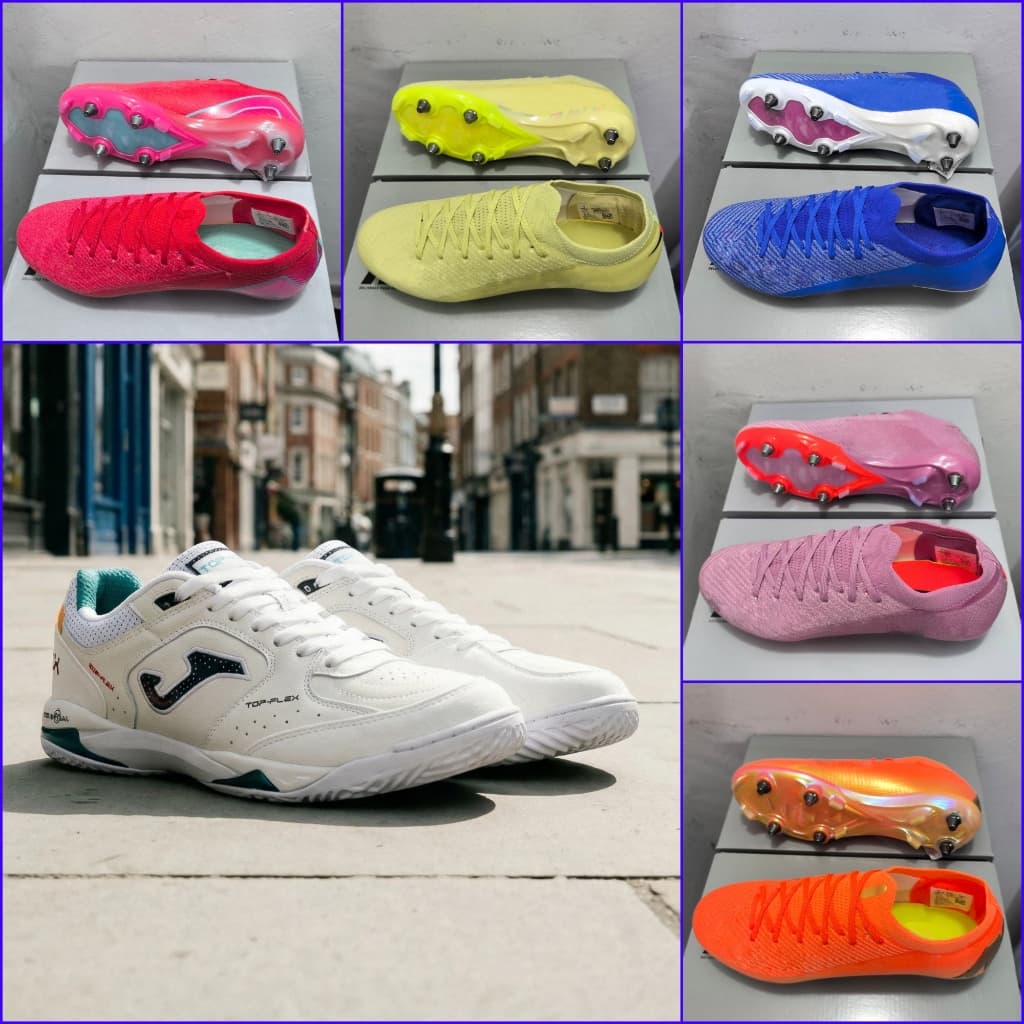 Chuteiras De Futebol SG Adequadas Para Pastagens Naturais , Almofada De Ar Embutida Com Palma Completa Prateada/Vermelha