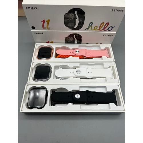 Smartwatch Relógio Inteligente original 45mm F11 MAX Mensagens De Chamada  Pedômetro NFC Para Mulheres E Homens