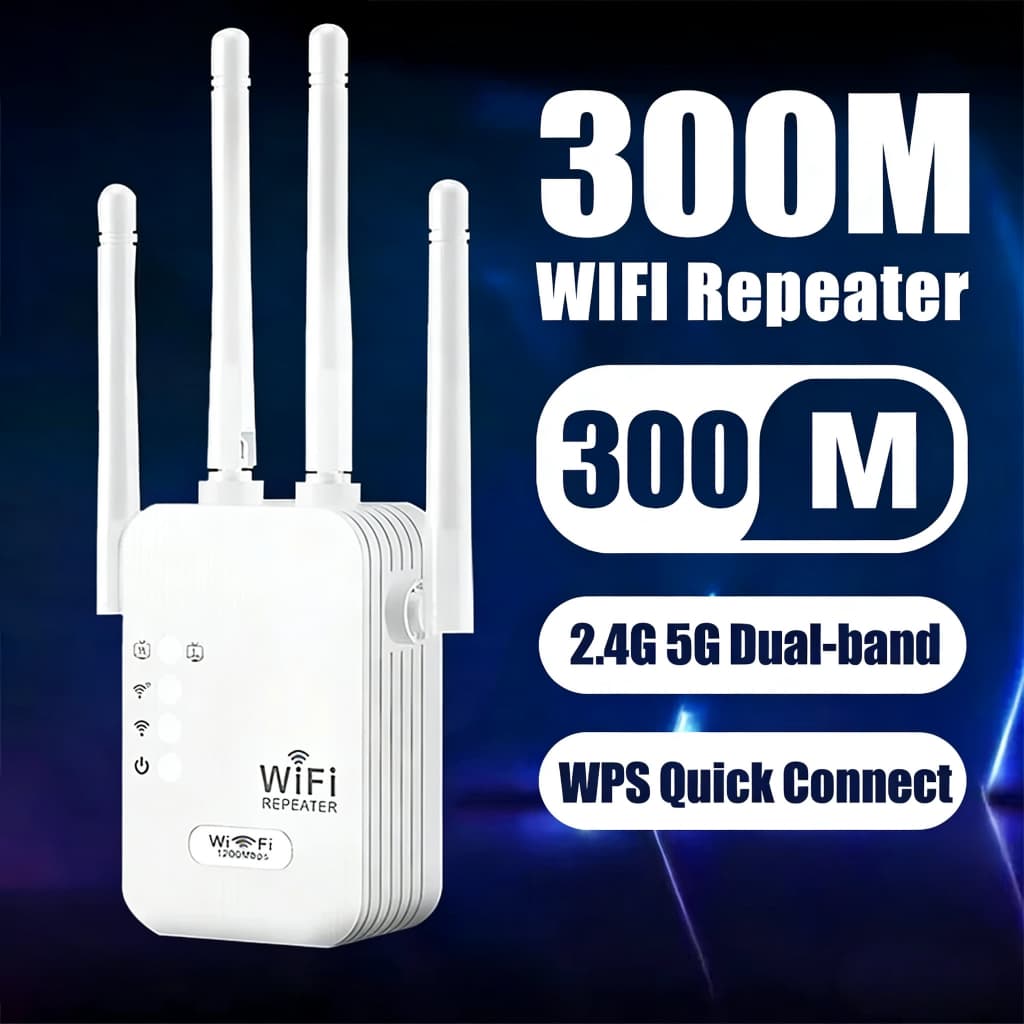 Repetidor WiFi 1200 Mbps 110V/220V Ultra Rápido Sinal Forte rede sem fio Amplificador De Sinal G8