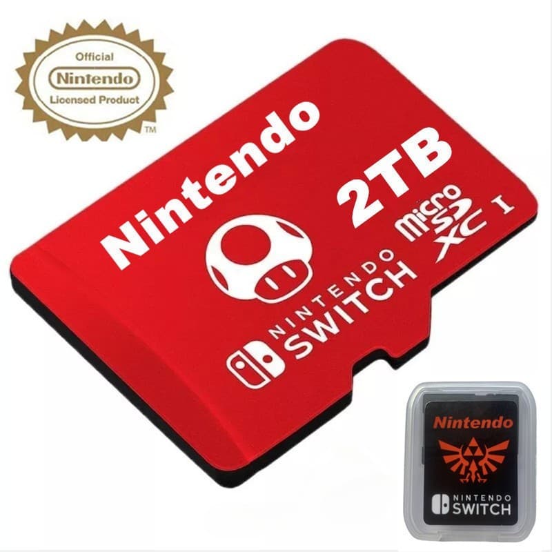 Novo Cartão De Memória Super Nintendo De 1TB 2TB Para Câmeras Switch Smartphones Jogo MP4