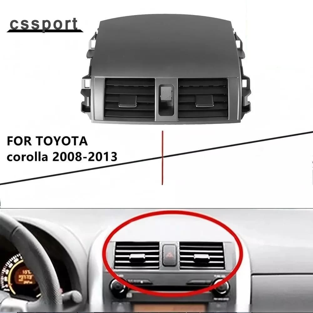 555663-02060 Painel De Ventilação Da Saída De Ar Do Central A/C Para O Toyota Corolla 2008-2013
