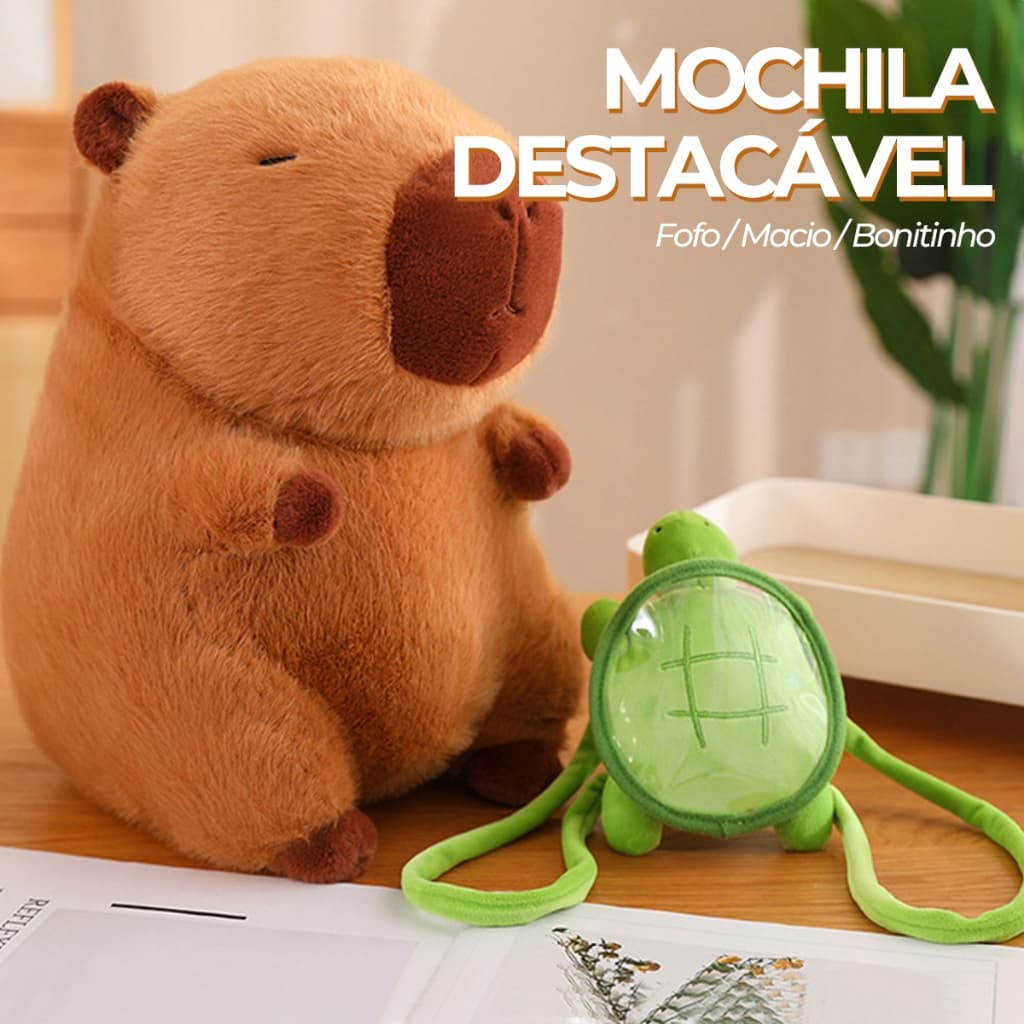 Simulação Fofa Capivara Brinquedo De Pelúcia Desenho Animado Boneca Macia Alex