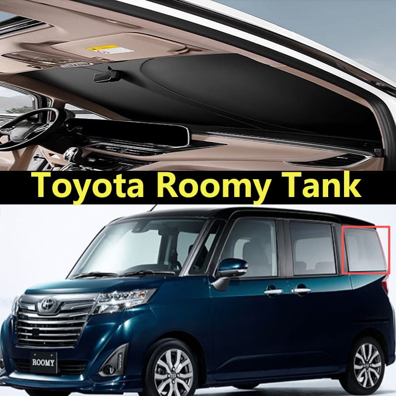 Pára-Brisa Do Carro Sol Para Toyota Espaçoso Tanque Interior Placa Sombreamento Dianteiro Luz Escudo Proteção Solar