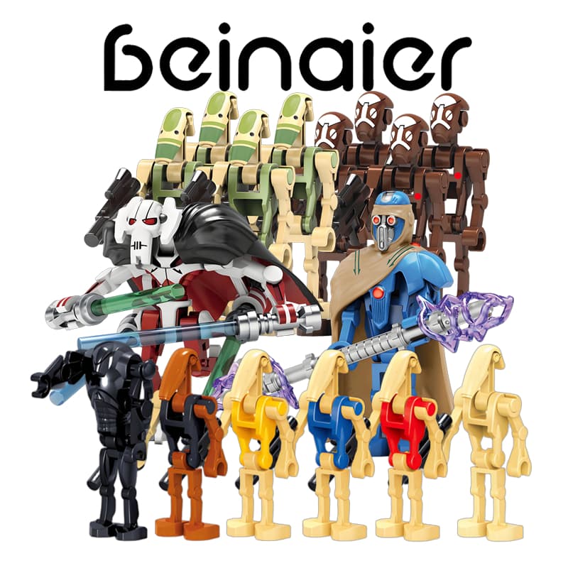 Kit 4 Mini Boneca, Star Wars, Brinquedo Boneca Bloco de Construção, Presente de Aniversário RZJM-23