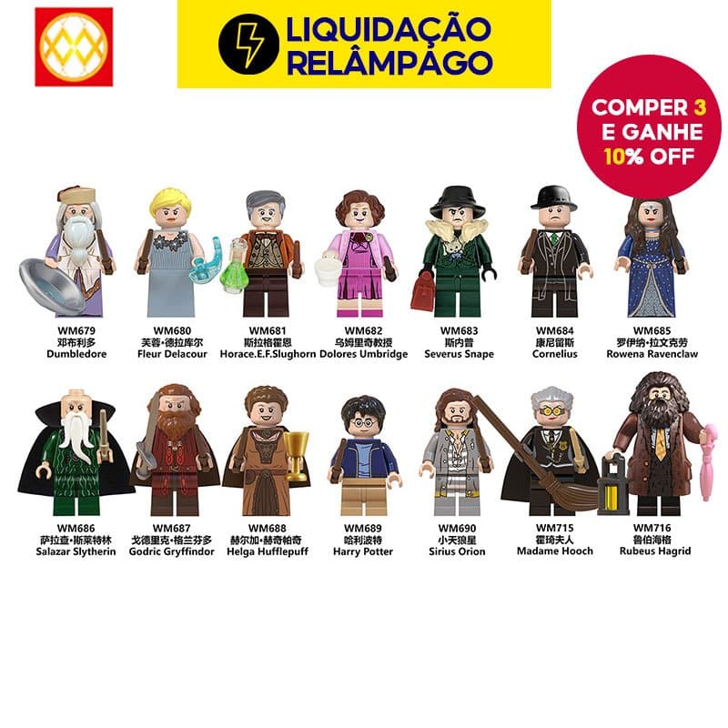 🔥 LIQUIDAÇÃO RELÂMPAGO Mini figura Rubeus Hagrid | Bloco de montar | Boneco de brinquedo