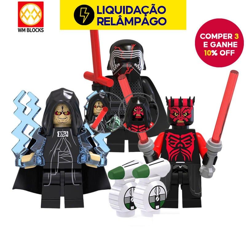 🔥 LIQUIDAÇÃO RELÂMPAGO Mini figura Star Wars | Blocos de montar | Boneco de brinquedo
