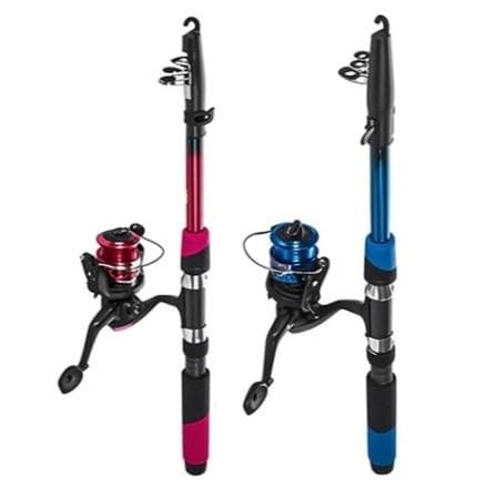Kit Vara De Pesca 60-120lbs Completa Com Molinete Esportiva Ao Ar Livre Robalo Portátil Com Linha~