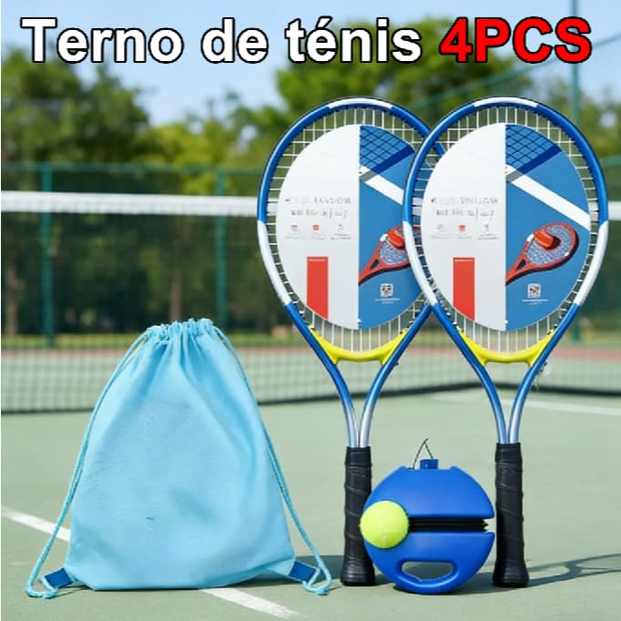 Treinador de Tênis, Raquete de Tênis Individual, Com Corda que Retorna, Treinamento Autônomo, Iniciante, Raquete de