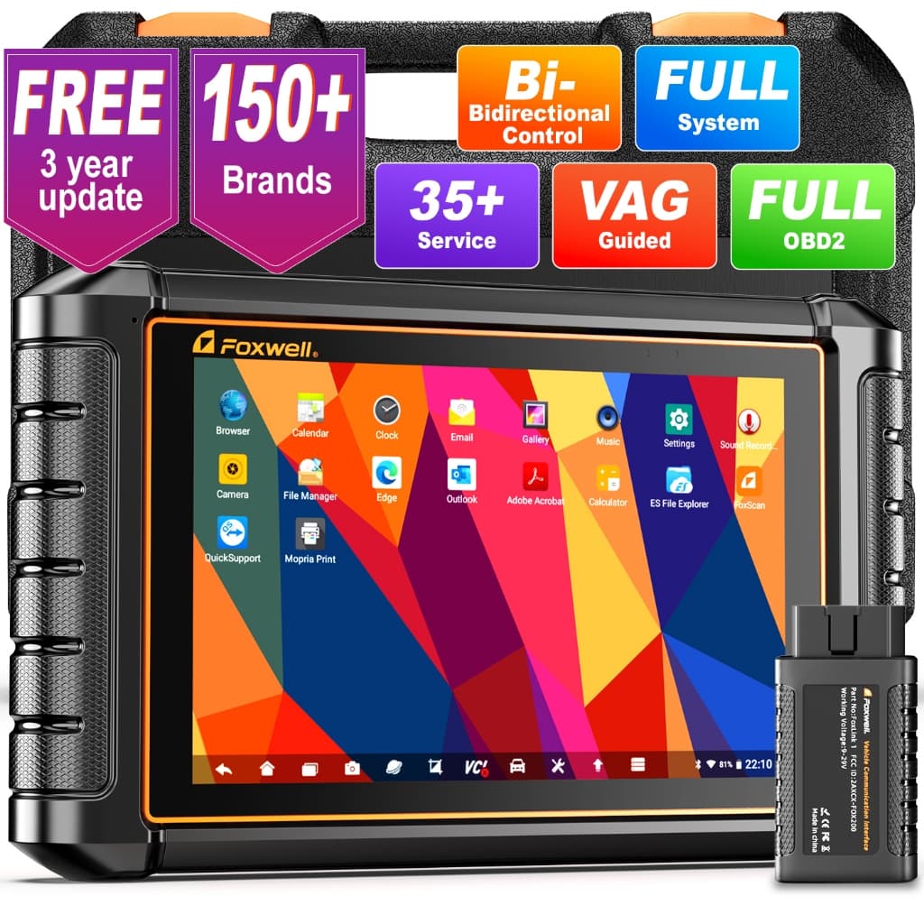 FOXWELL NT909 Scanner Obd2 Profissional De Carro Diagnóstico Odb2 Ferramenta De OBDII ECU Automotivo Automático