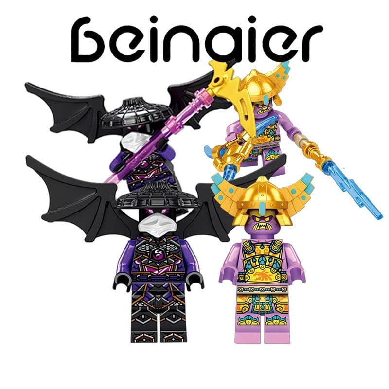 Mini Figuras Ninja Fantasma Blocos de Montar Colecionáveis Brinquedo Educativo Presente para Meninos