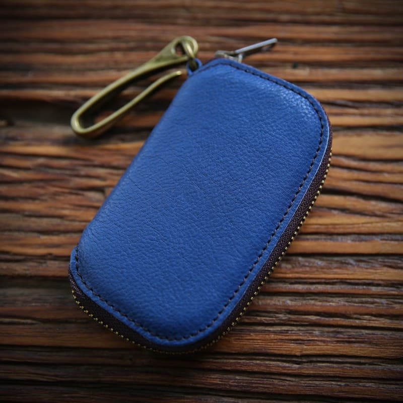 Carteiras De Chave De Couro Genuíno Multifuncional Porta-Chaves Masculino Bolsa Para Carro Cartões Retrô