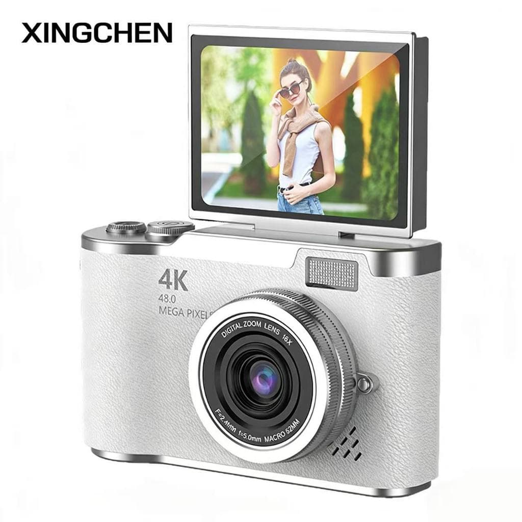 Câmera Digital XINGCHEN 64MP HD 1080P Para Estudantes Iniciantes Tela De 2.4'Com Dupla Frontal E Traseira 16xzoom Presen