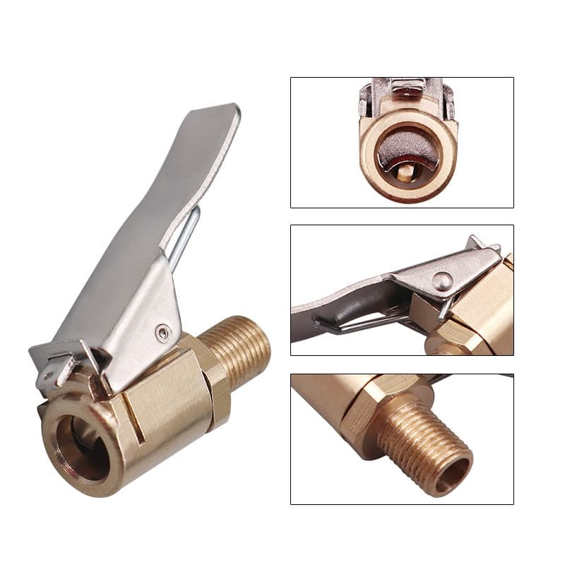 Conector Para Inflar Pneus De Motocicleta E Carro , Adaptador De Haste De Válvula De Liberação De Ar Do Compressor