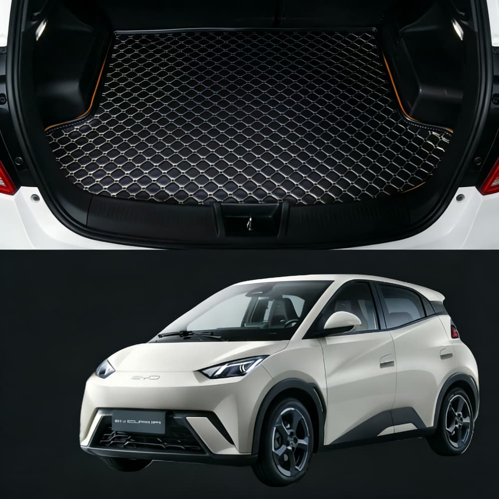 Tapete De Bota De Couro Personalizado Para BYD Dolphin Mini , Com Propriedades Antiderrapantes E Resistentes À Umidade