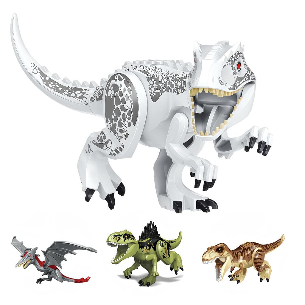 Dinossauro Blocos De Construção Tiranossauro Rex Jurassic World Park Brinquedo