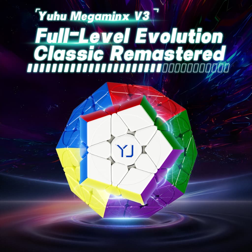 YJ Yuhu V3M MagLev Bola-Core Megaminx Cubo Velocidade Quebra-Cabeça Yongjun V3 Magnético Brinquedos