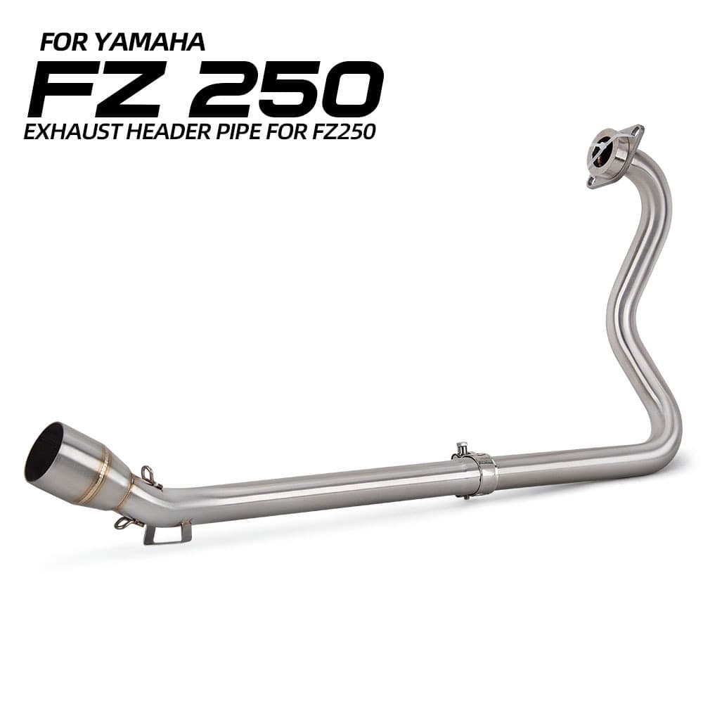 Tubo De Escape Da Motocicleta Para Yamaha FZ250 FZS250 Fazer 250 Bicicleta 51MM Kit Ligação Dianteira