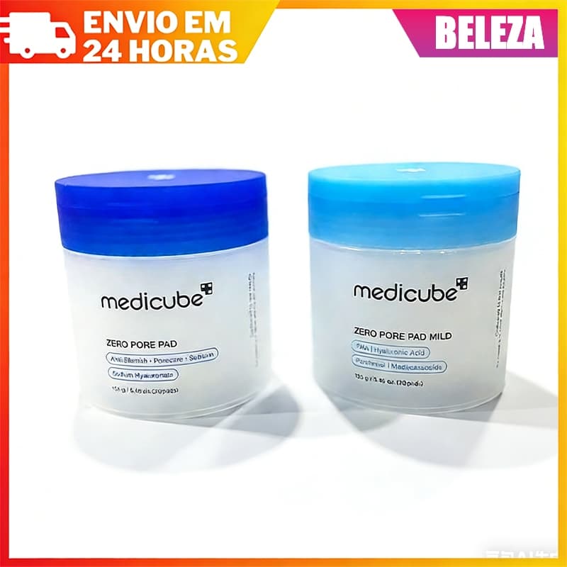 MEDICUBE almofada de poros zero 2.0, almofada de poros zero suave 2 tipos