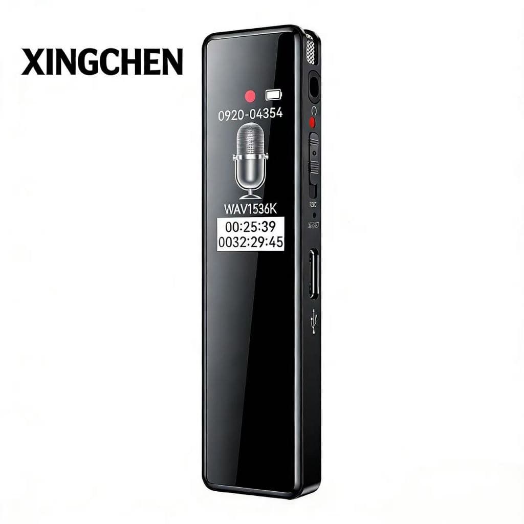 Gravador De Voz Digital XINGCHEN 128 Gb Para Advogados , Repórteres De Quadra E Ajustadores De Reivindicaçãos De Seguro-