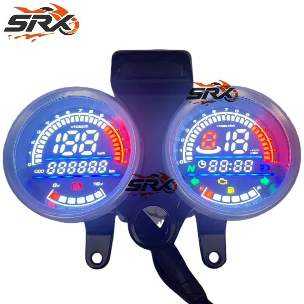 Para Suzuki Intruder125 GN125 LED Velocímetro Digital Odômetro Medidor