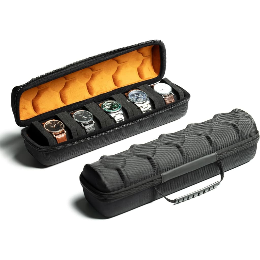 Organizador De Estojo/Caixa/Suporte Para Relógio Com 5 Compartimentos