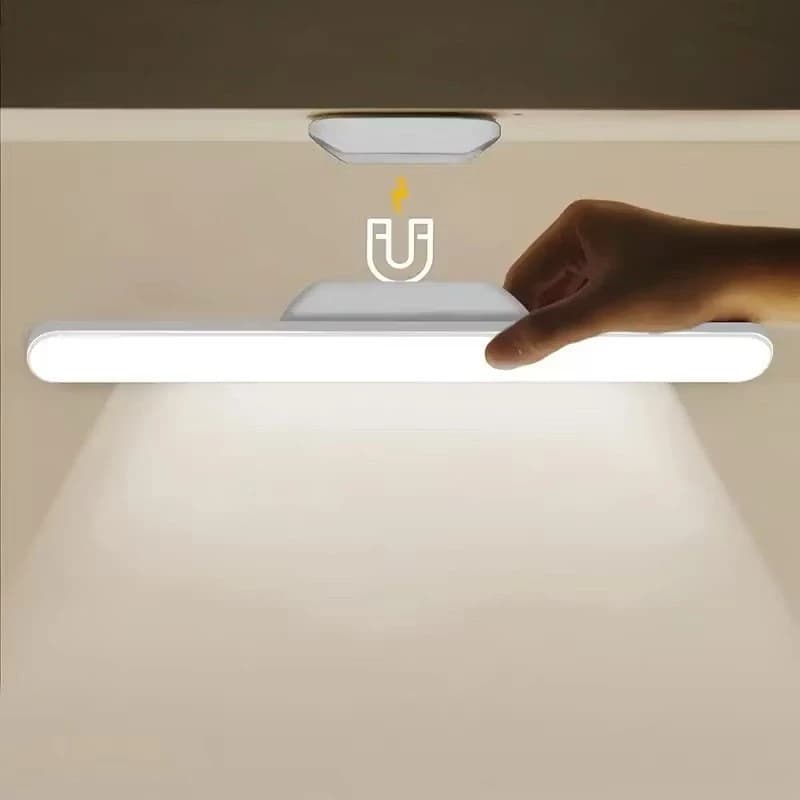 Luminária De Led Sobrepor Bastão Recarregável Sem Fio Com Suporte Magnético E Touch 3 cores com Controle Remoto