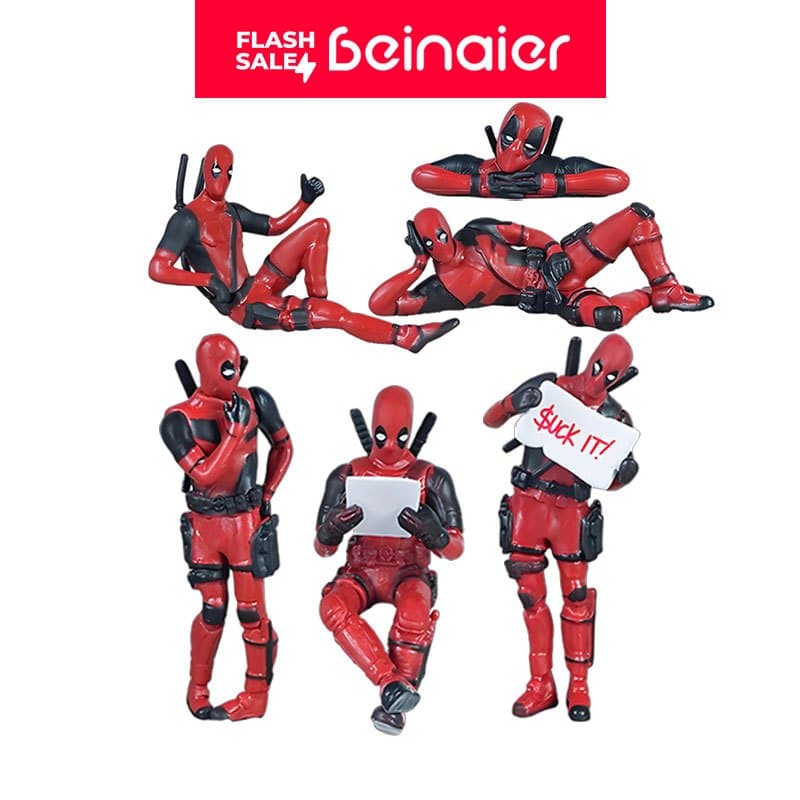 Boneca modelo de ornamento de carro Deadpool