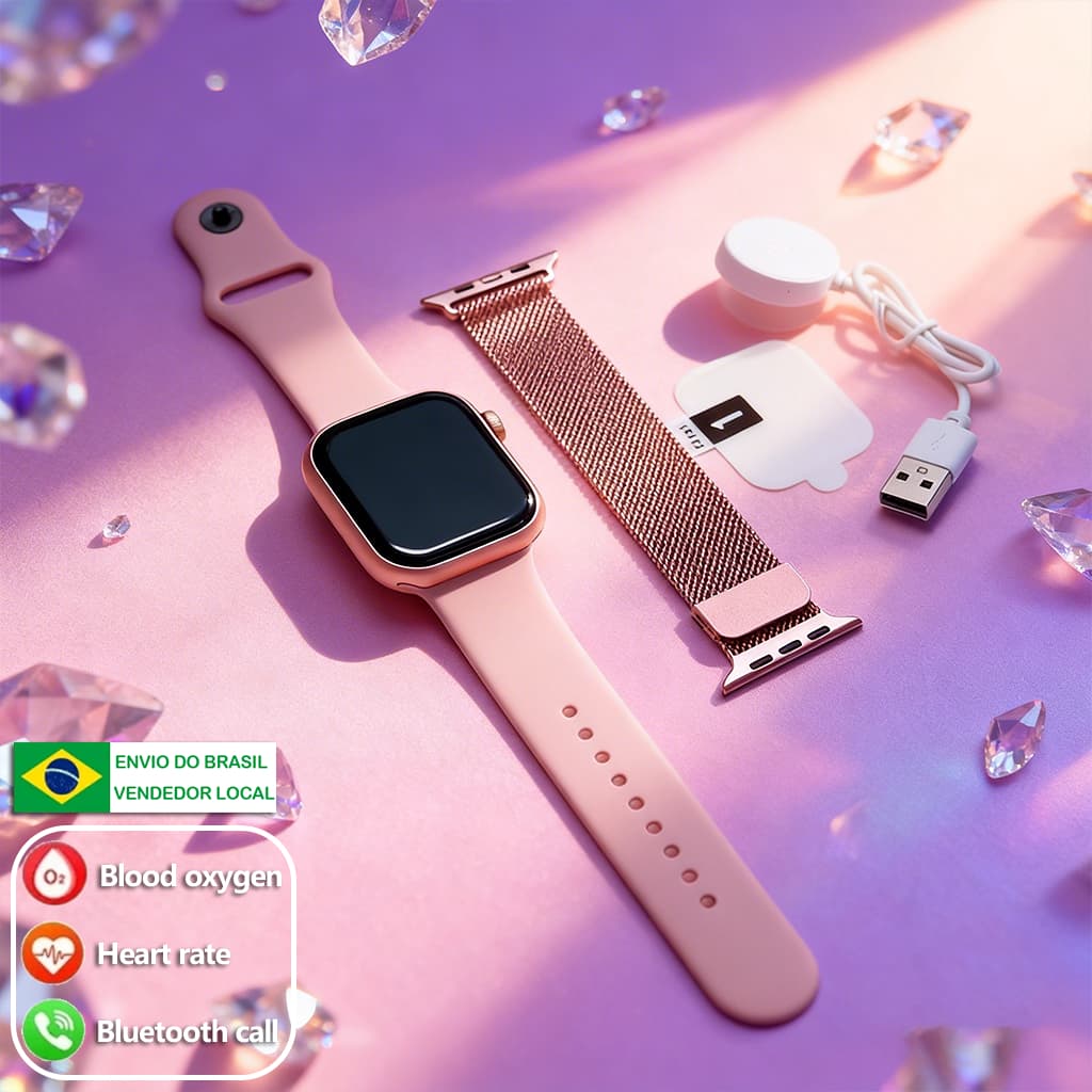 2026 S10 Ultra Smartwatch Relógio Inteligente Chamadas Bluetooth Monitoramento De Saúde Contagem De Exercícios I13