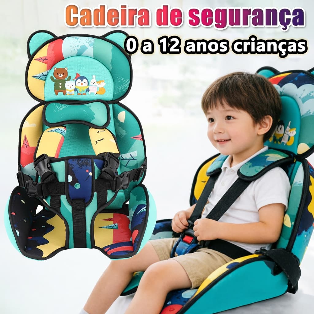 almofadas de assento de segurança para bebés dos 9 aos 36kg,Adequado para cadeiras auto para crianças dos 0 aos 12 anos,
