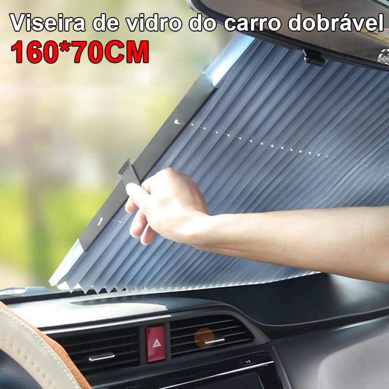 Protetor Solar Carro Parabrisa Quebra Sol Painel Tapa Sol Veiculo Carro Caminhão 70CM*160CM