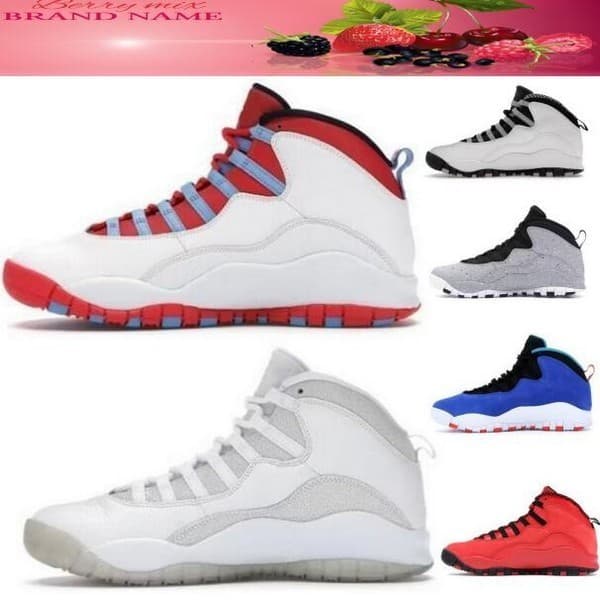 Tênis De Basquete air 10 Masculino Feminino sapato esporte Novo Tamanho 40-47