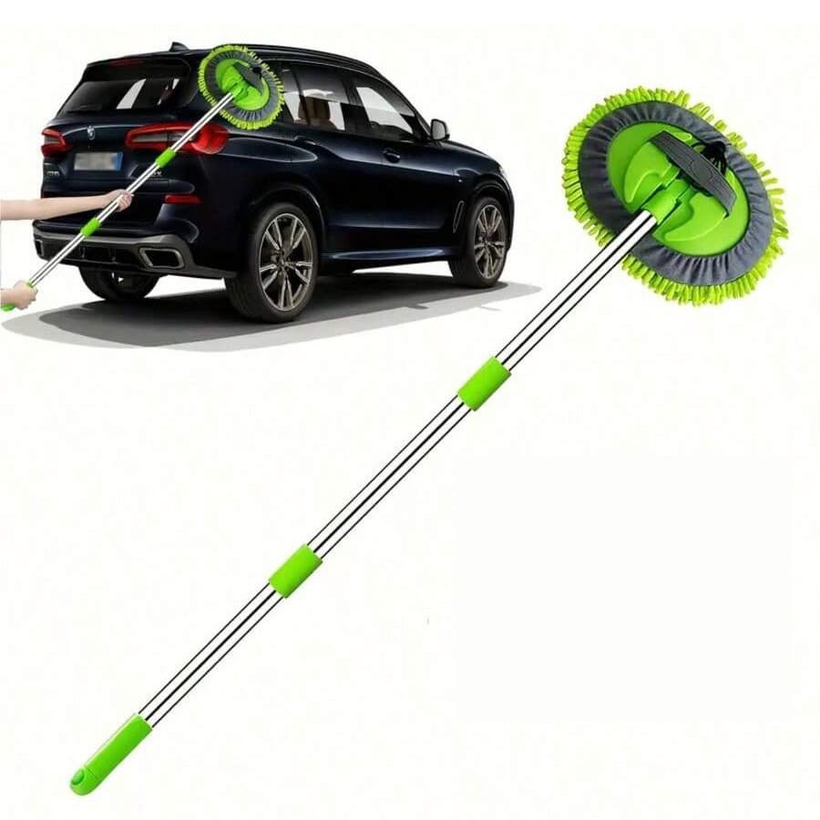 Esfregão Lavador De Carro, Escova De Limpeza Ajustável Com Cabeça, Super Absorvente