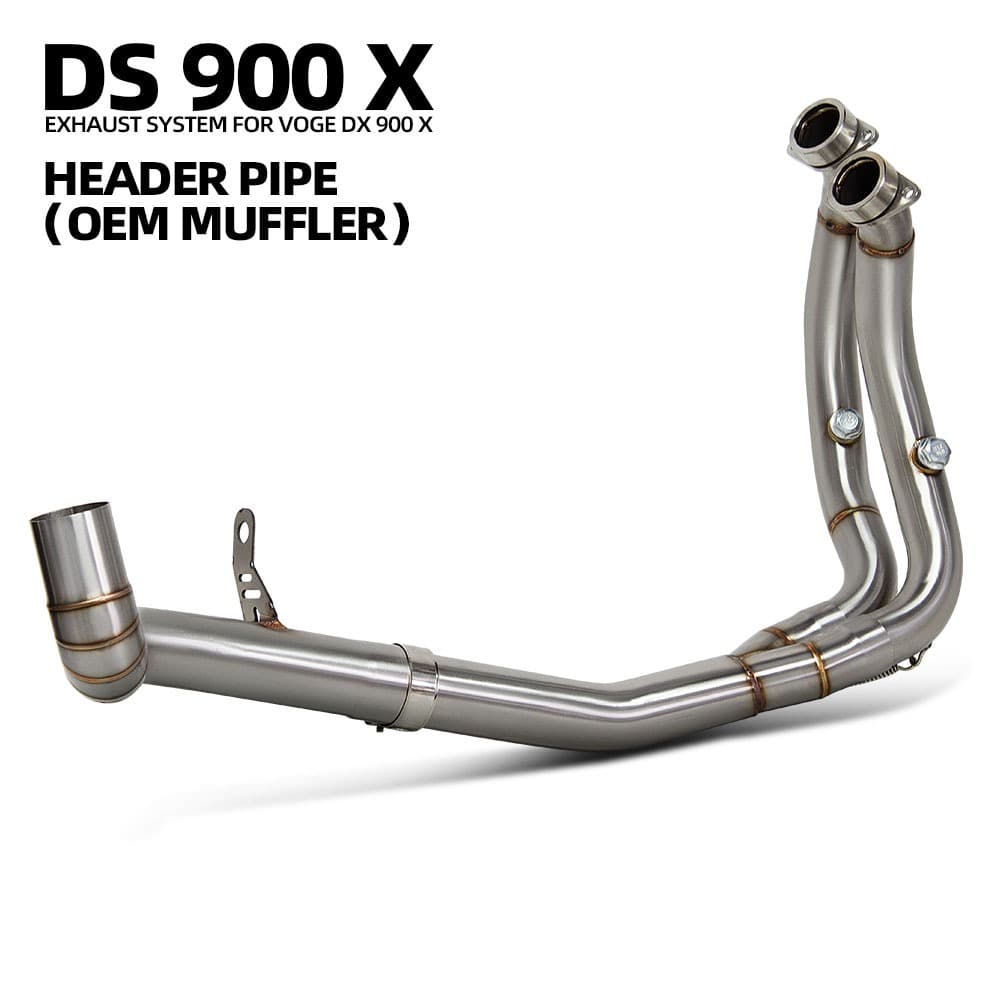 Tubo De Cabeçalhos De Escape 900DS Para VOGE DS900X 900X Kit De Motocicleta Coletor Compatível OEM Silenciador900ds Esca