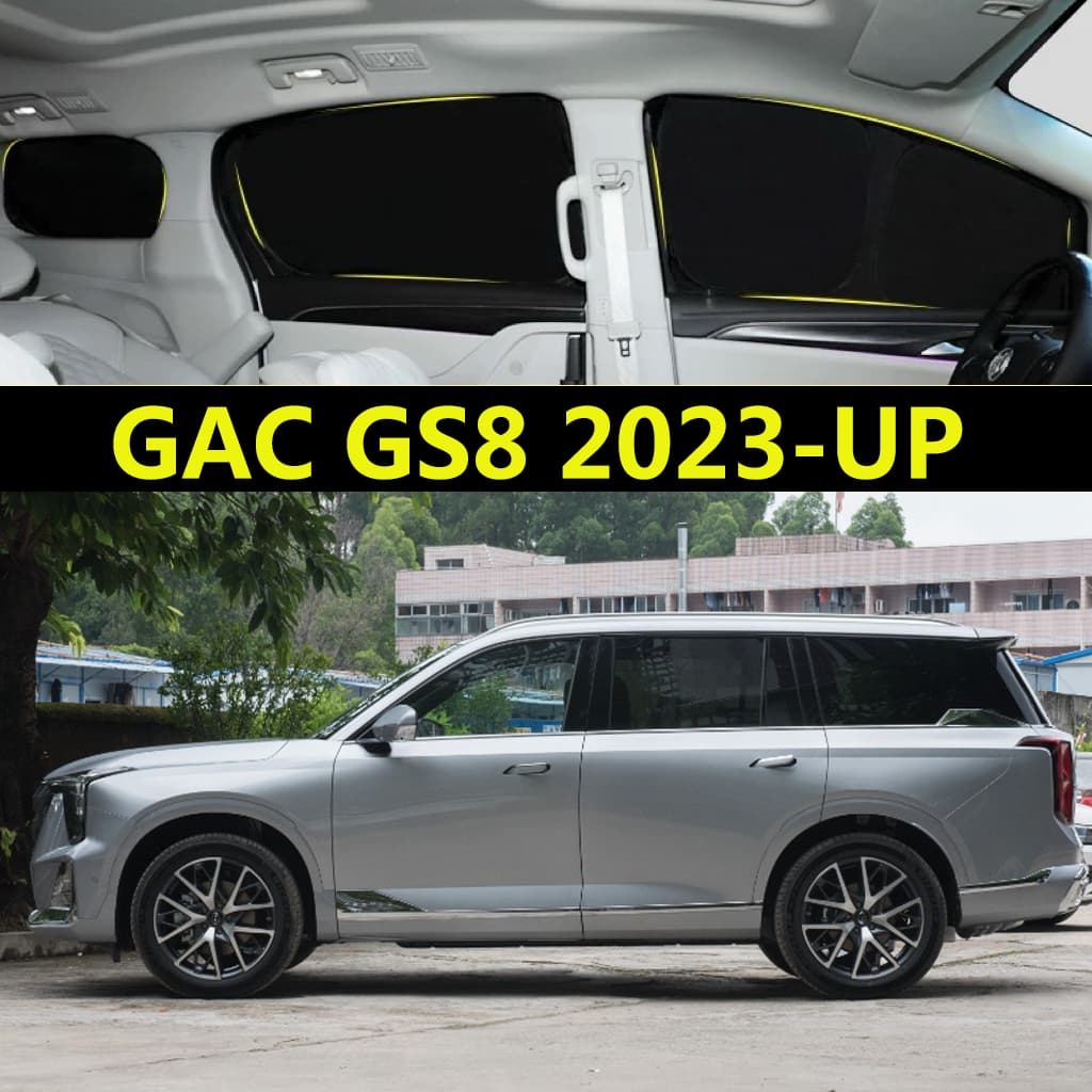 Pára-Sol Do Carro Para GAC GS8 2023-UP Totalmente Blackout Cortina De Proteção Solar Privacidade Acampamento Janela Late