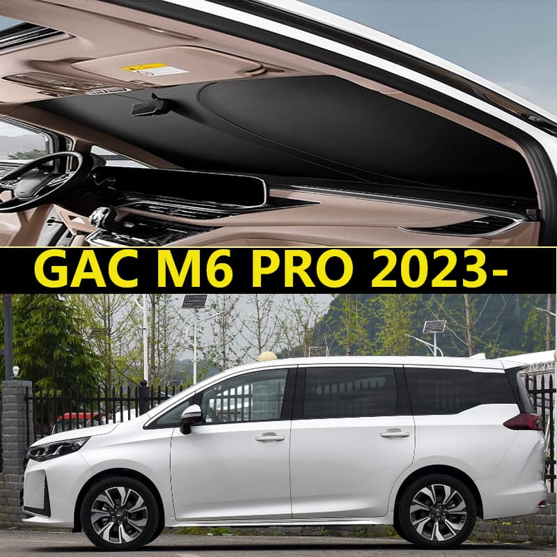 Pára-Brisa Do Carro Sol Para GAC M6 PRO 2023-UP Interior Placa De Sombreamento Dianteiro Luz Escudo Proteção Solar