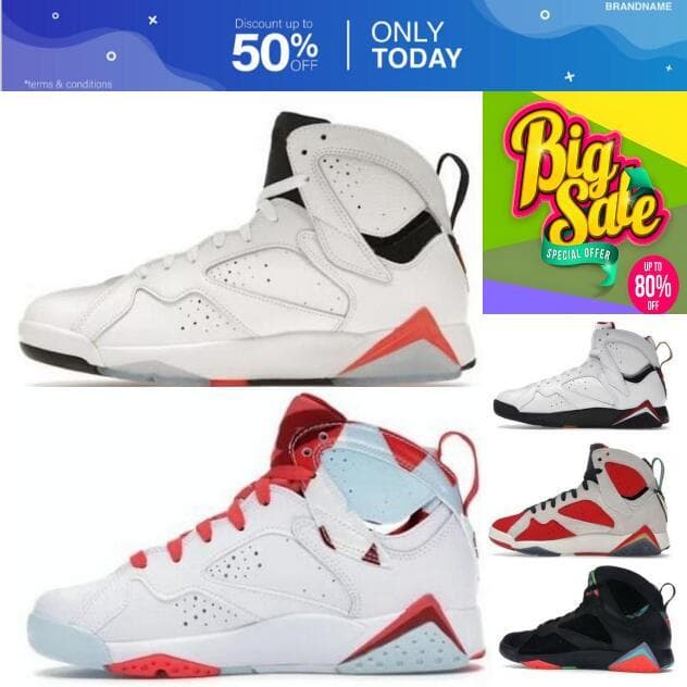 Tênis De Basquete air 7 Masculino Feminino basquetebol tenis corrida academia Tamanho 37-46