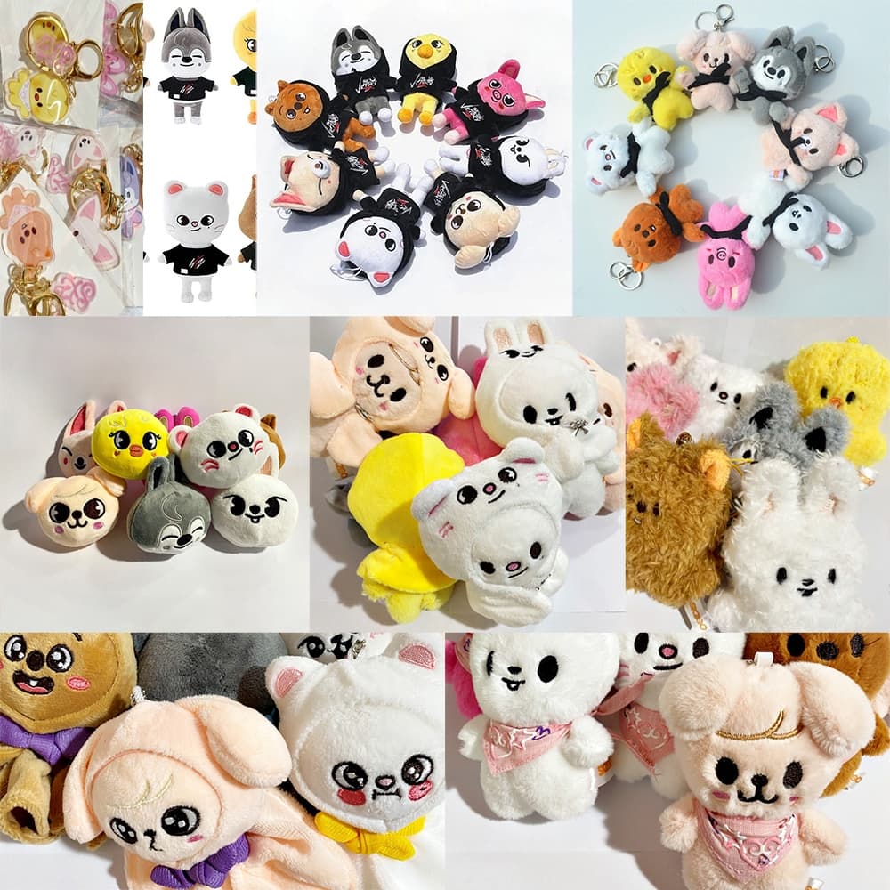 Stray Kids Skzoo Brinquedos De Pelúcia Z Cartoon Recheados Plushies Doll Kawaii JYP Fãs Chaveiro