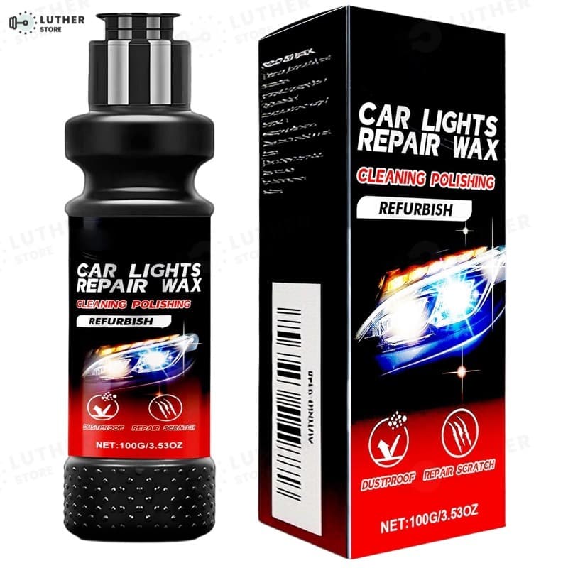 Limpador e Polidor de Farol 120ml - Reparo para Carros, Caminhões e RVs | Melhora Visibilidade à Noite