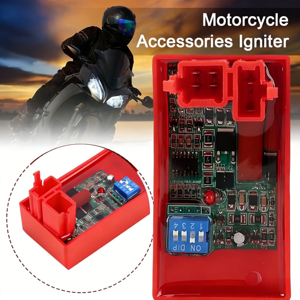 Ignição Motocicleta 6 Pinos Ajustável Alto Desempenho AC Compatível CG125 AKT125 FT125 RX125