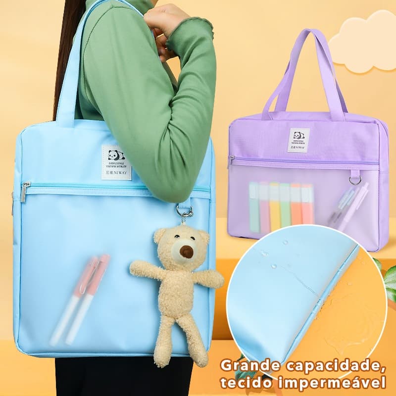 Bolsa Organizadora De Livros E Laptop À Prova D'água-Transporte Multifuncional Para Escritório/Estudante