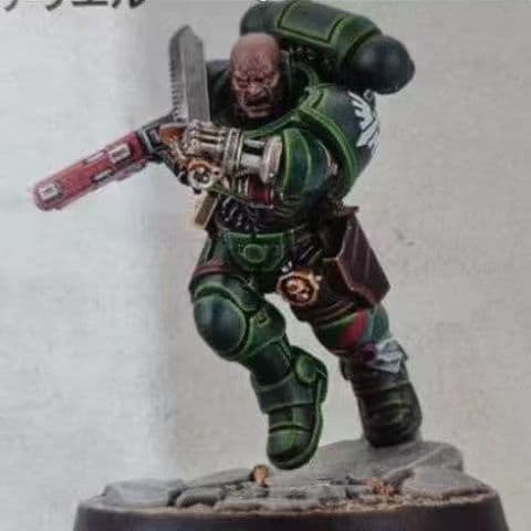 Warhammer 40K Dark Angels Dispenser Dark Angels Modelo branco de resina única em estoque pronto NW1E